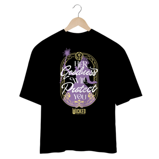 Camiseta Oversized - Her Goodness Will Protect You
