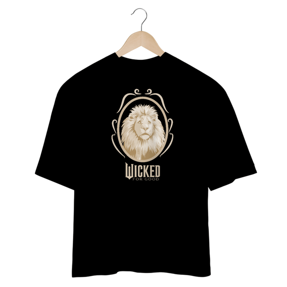  Camiseta Oversized - Cowardly Lion