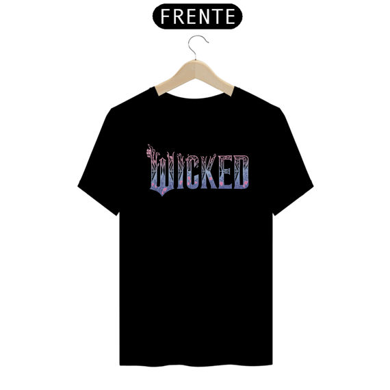 Camiseta (Algodão Peruano) - Lilac Wicked Logo