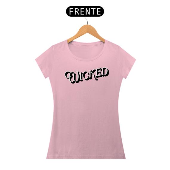 Camiseta Feminina (Algodão Peruano) - Wicked Movie