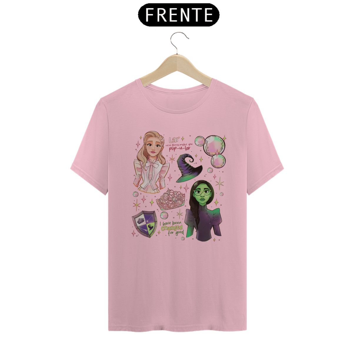 Nome do produto: Camiseta (Algodão Peruano) - Wicked (Changed for Good)