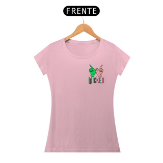 Nome do produtoCamiseta Feminina (Algodão Peruano) - Wicked W Hands (Lateral)