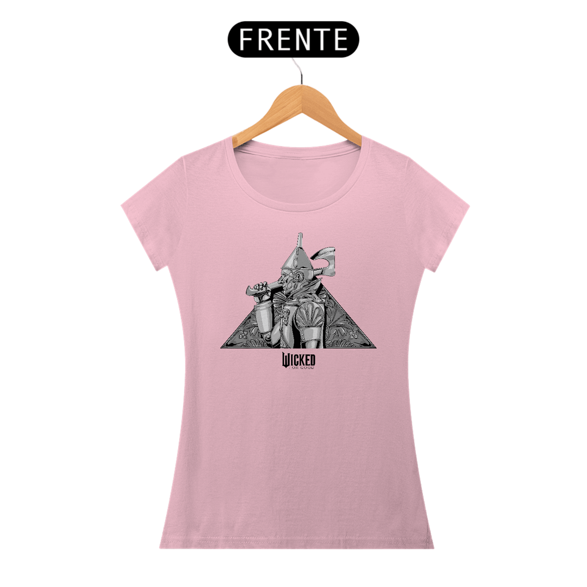 Nome do produto: Camiseta Feminina (Algodão Peruano) - Wicked For Good Tin Man
