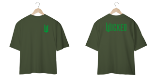 Nome do produtoCamiseta Oversized - Wicked Logo Lateral (Frente e Costas)