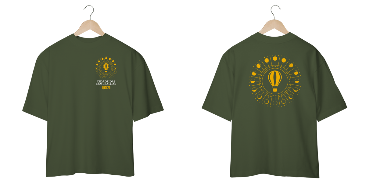 Nome do produto: Camiseta Oversized - Cidade das Esmeraldas