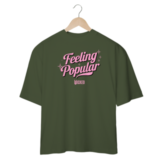 Nome do produtoCamiseta Oversized - Wicked: Feeling Popular