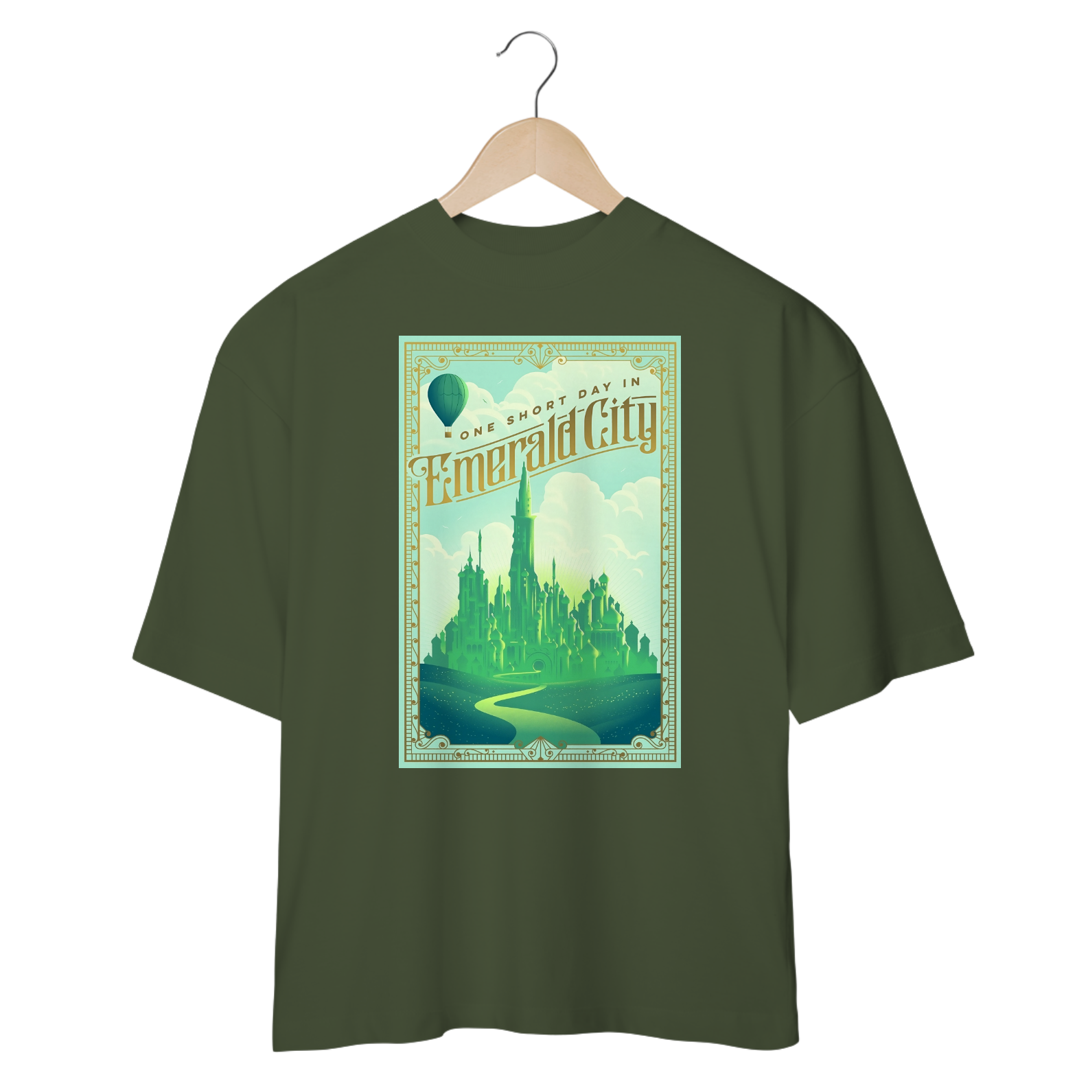 Camiseta Oversized - Wicked: Emerald City