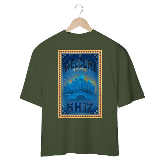 Camiseta Oversized - Wicked: Welcome To The Shiz