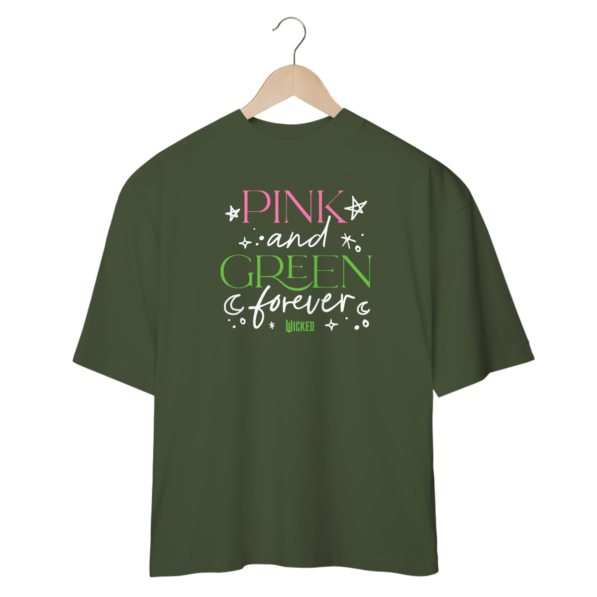 Nome do produto: Camisa Oversized - Pink And Green Forever