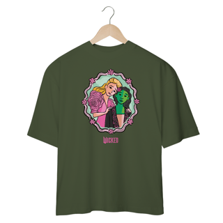 Nome do produtoCamiseta Oversized - Green Goes Well With Pink