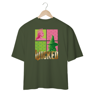 Camiseta Oversized - Wicked (Elphaba and Glinda)