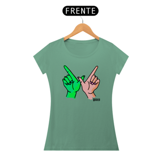 Camiseta Feminina Estonada - Wicked W Hands