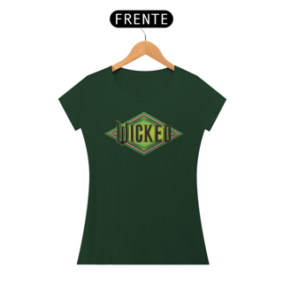 Nome do produtoCamiseta Feminina (Algodão Peruano) - Wicked Diamond Logo