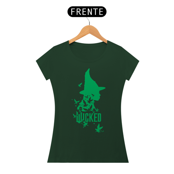 Camiseta Feminina (Algodão Peruano) - Wicked Movie / Elphaba