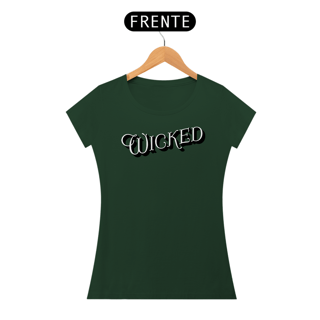 Nome do produtoCamiseta Feminina (Algodão Peruano) - Wicked Movie