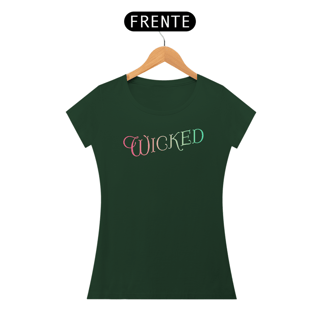 Nome do produtoCamiseta Feminina (Algodão Peruano) - Wicked Movie
