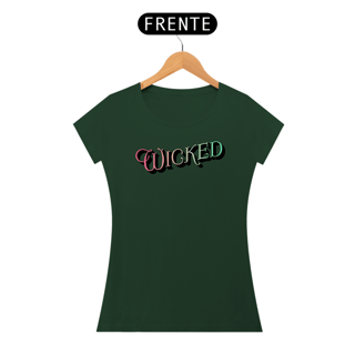 Nome do produtoCamiseta Feminina (Algodão Peruano) - Wicked Movie
