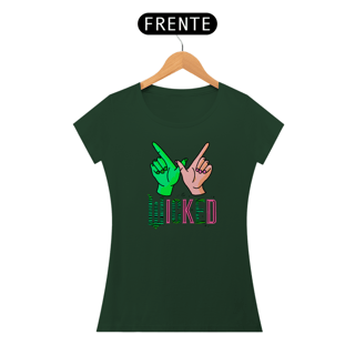 Nome do produtoCamiseta Feminina (Algodão Peruano) - Wicked W Hands 