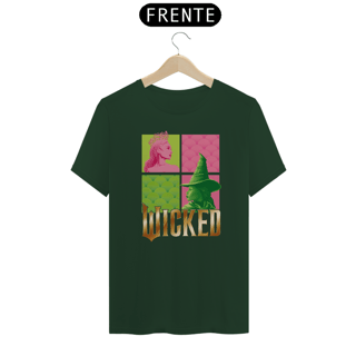 Nome do produtoCamiseta (Algodão Peruano) - Wicked (Elphaba and Glinda)