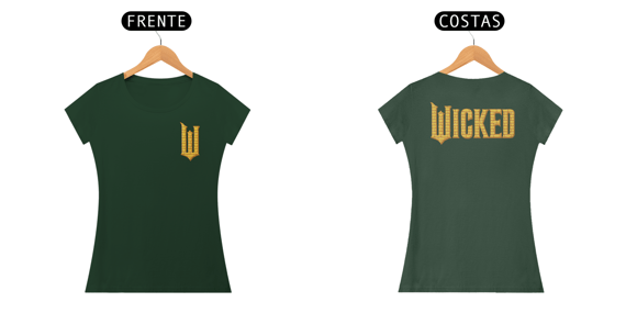 Camiseta Feminina (Algodão Peruano) - Wicked Yellow Bricks
