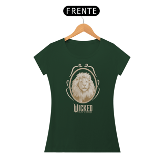 Camiseta Feminina (Algodão Peruano) - Cowardly Lion