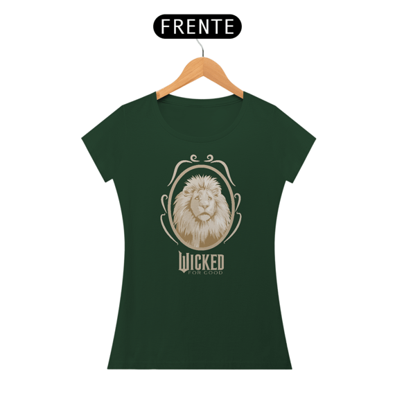 Camiseta Feminina (Algodão Peruano) - Cowardly Lion