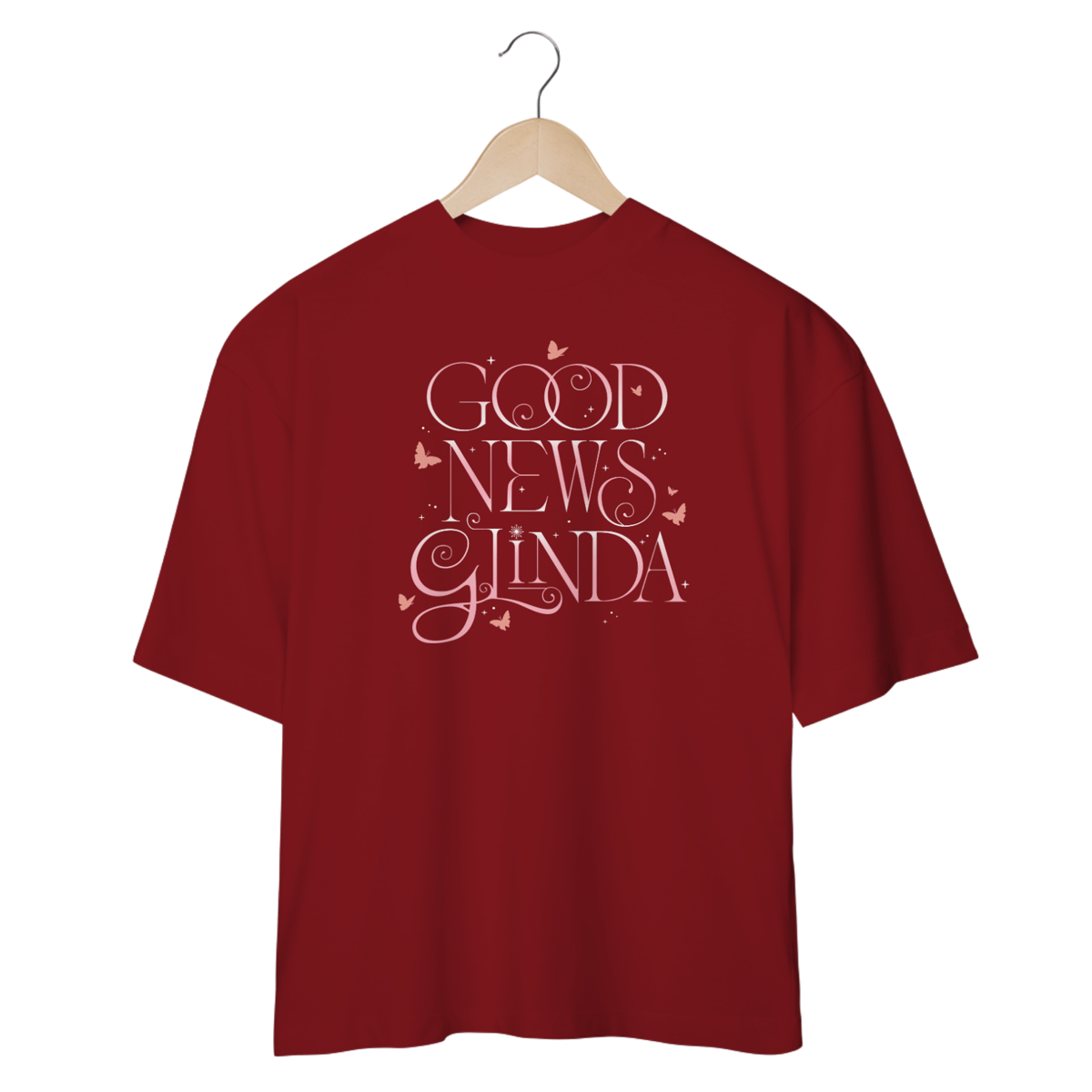 Nome do produto: Camisa Oversized - Good News Glinda