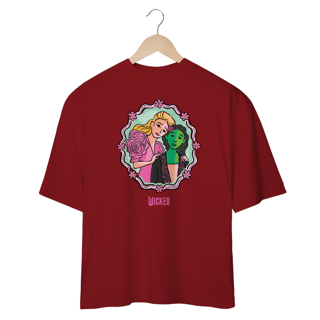 Nome do produtoCamiseta Oversized - Green Goes Well With Pink