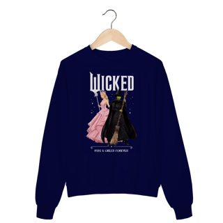 Nome do produtoMoletom Fechado - Wicked: Pink And Green Forever