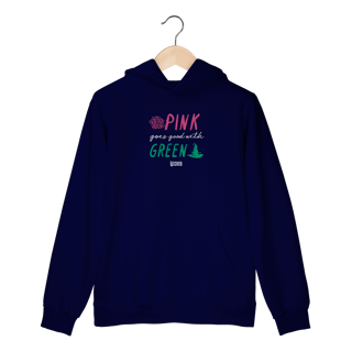 Nome do produtoMoletom Canguru - Pink Goes Good With Green