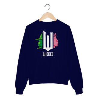 Nome do produtoMoletom Fechado - Wicked Movie (Pink And Green)