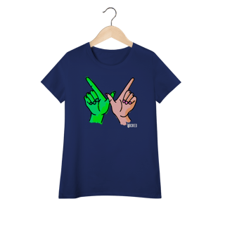 Nome do produtoCamiseta Feminina (Algodão Peruano) - Wicked W Hands