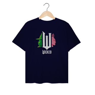 Nome do produtoCamiseta Plus Size - Wicked Movie (Pink And Green)