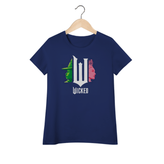 Nome do produtoCamiseta Feminina (Algodão Peruano) - Wicked Movie (Pink And Green)