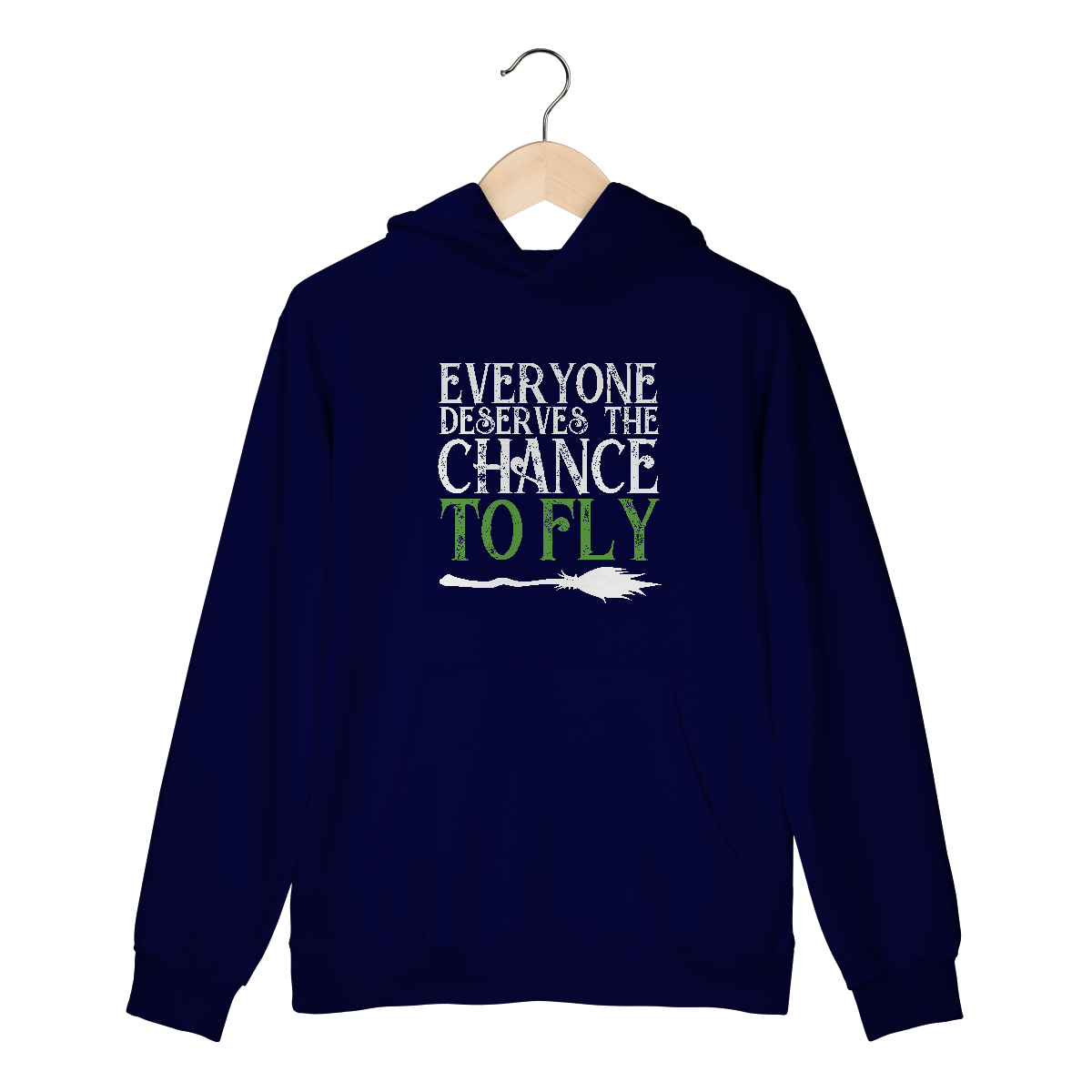 Nome do produto: Moletom Canguru - Everyone Deserves The Chance To Fly