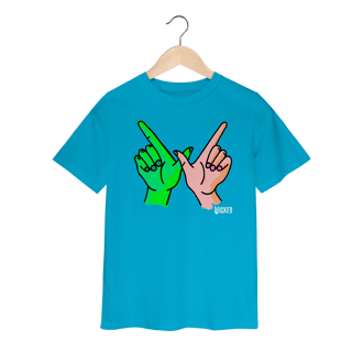 Nome do produtoCamiseta Infantil - Wicked W Hands