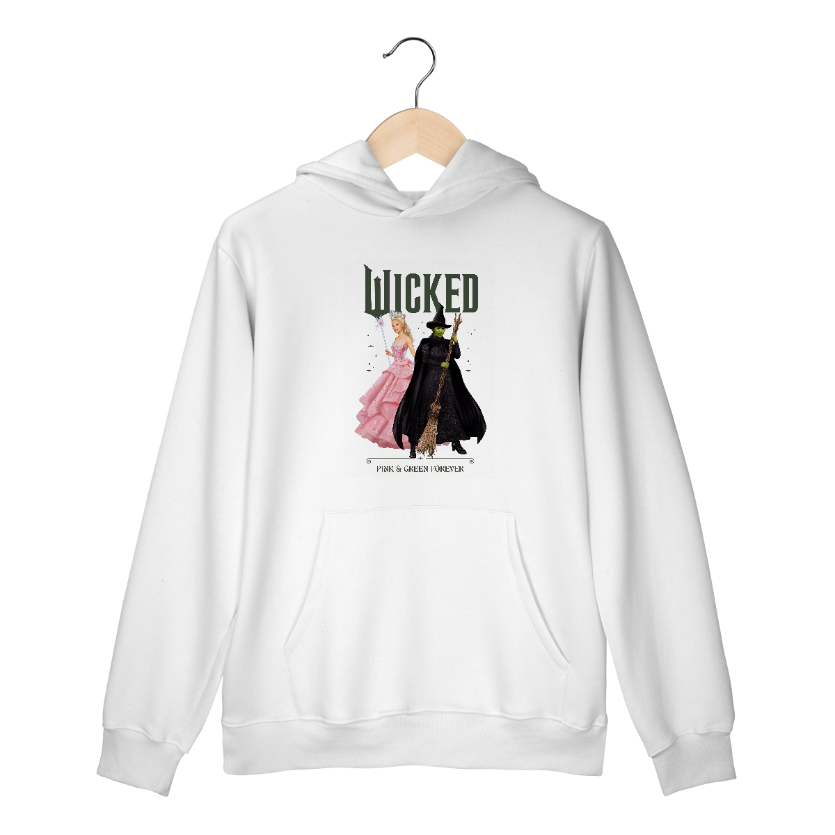 Nome do produto: Moletom Canguru - Wicked: Pink And Green Forever