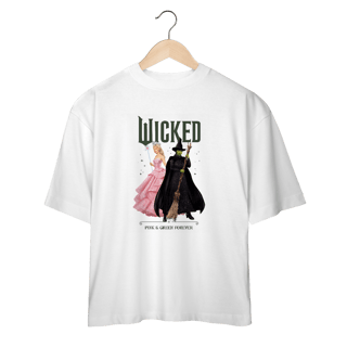 Nome do produtoCamiseta Oversized - Wicked: Pink And Green Forever
