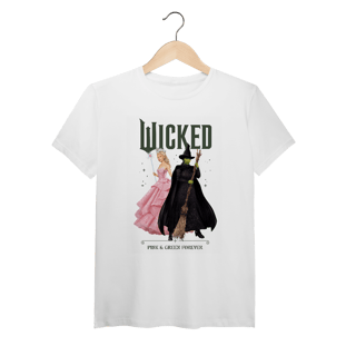 Nome do produtoCamiseta (Algodão Peruano) - Wicked: Pink And Green Forever