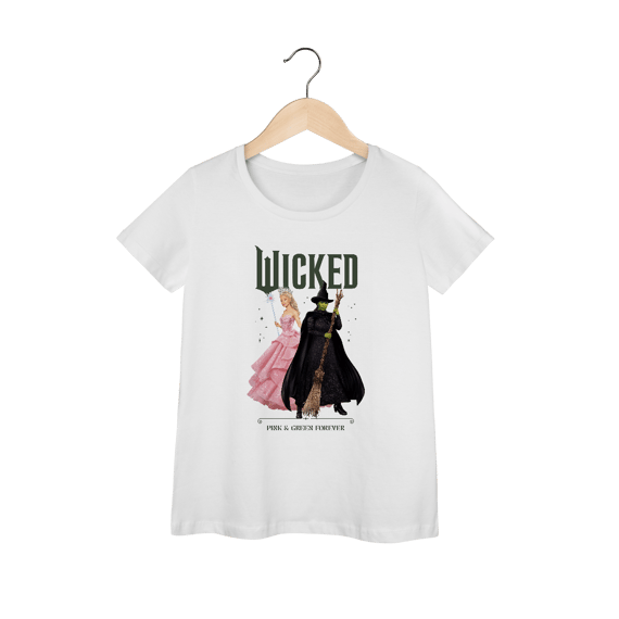Camiseta Feminina - Wicked: Pink And Green Forever