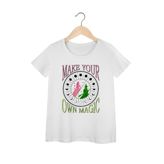 Nome do produtoCamiseta Feminina - Make Your Own Magic