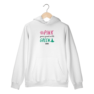 Nome do produtoMoletom Canguru - Pink Goes Good With Green