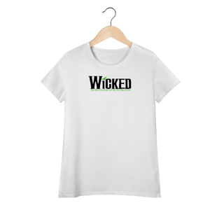 Nome do produtoCamiseta Feminina (Algodão Peruano) - Wicked The Musical