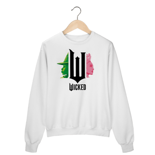 Nome do produtoMoletom Fechado - Wicked Movie (Pink And Green)
