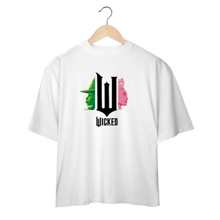 Nome do produtoCamiseta Oversized - Wicked Movie (Pink And Green)
