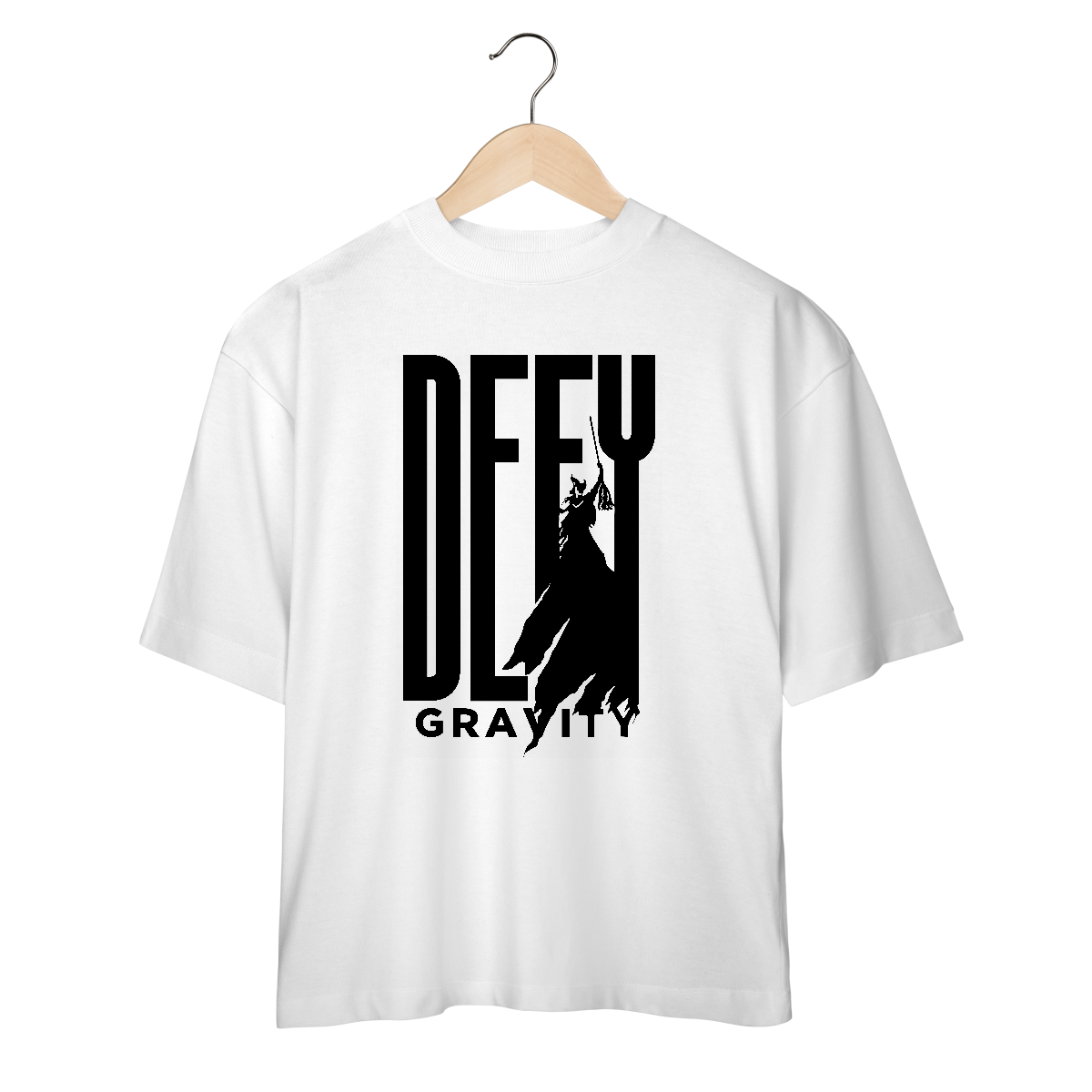 Nome do produto: Camiseta Oversized - Defy Gravity