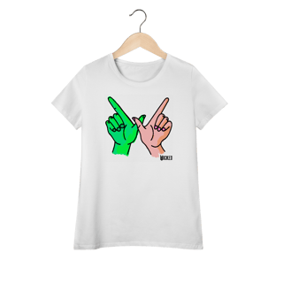 Nome do produtoCamiseta Feminina (Algodão Peruano) - Wicked W Hands