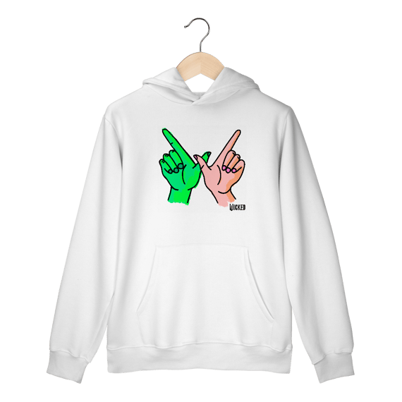 Moletom Canguru - Wicked W Hands