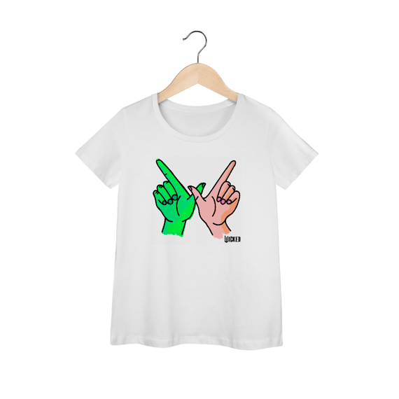 Camiseta Feminina - Wicked W Hands