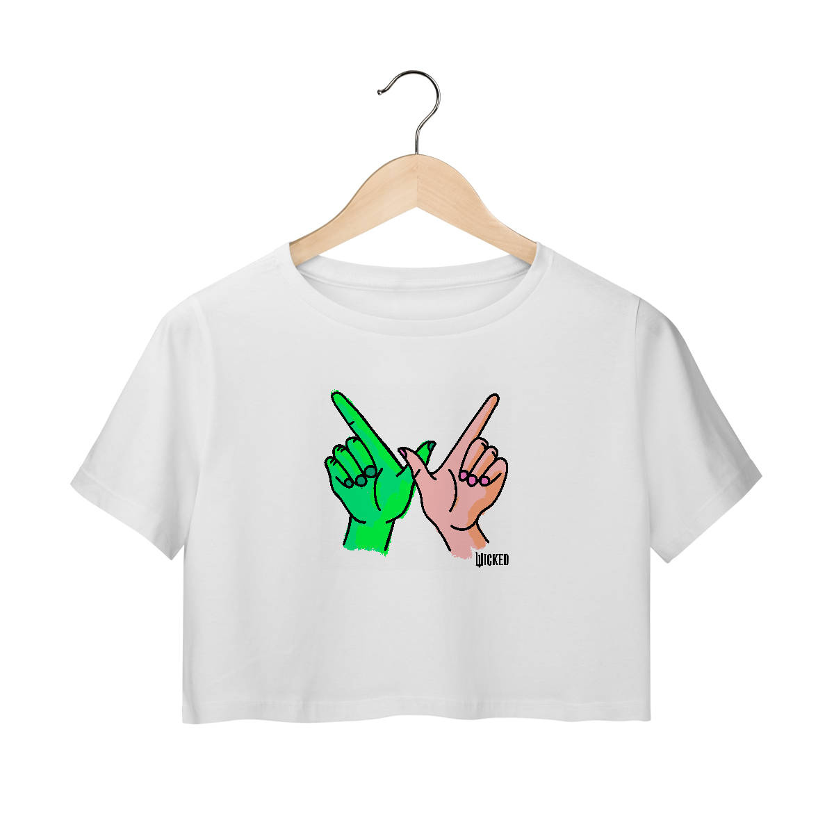 Nome do produto: Cropped - Wicked W Hands